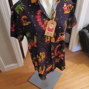 new with tags men's free planet christmas shirt M